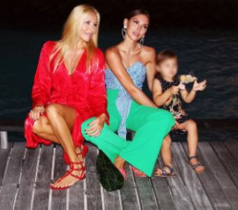 Snezana Stojkovic with her daughter Anja and granddaughter.